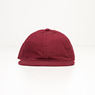 フラットバイザーローキャップ （twill）※名入れ専用商品（no1480）前面-各サイズ12個単位で受付
