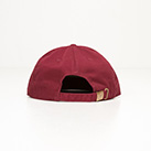 フラットバイザーローキャップ （twill）※名入れ専用商品（no1480）背面-各サイズ12個単位で受付