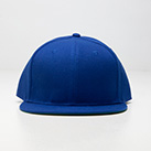 スナップバックBBキャップ （polyester）※名入れ専用商品（no1721solid）前面-各サイズ12個単位で受付
