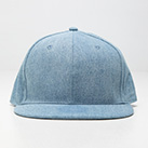 スナップバックBBキャップ （denim）※名入れ専用商品（no1722-no1723）前面-各サイズ12個単位で受付