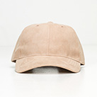ベースボールローキャップ （suede）※名入れ専用商品（no1728）前面-各サイズ12個単位で受付