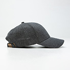 ベースボールローキャップ （wool）※名入れ専用商品（no2230）側面-各サイズ12個単位で受付