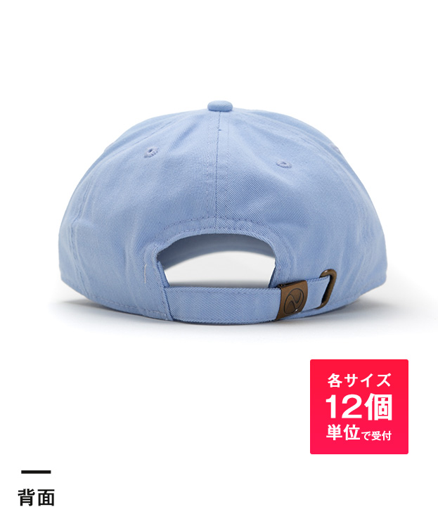ベースボールローキャップ（twill pastel shades）※名入れ専用商品（noPS1400）背面-各サイズ12個単位で受付
