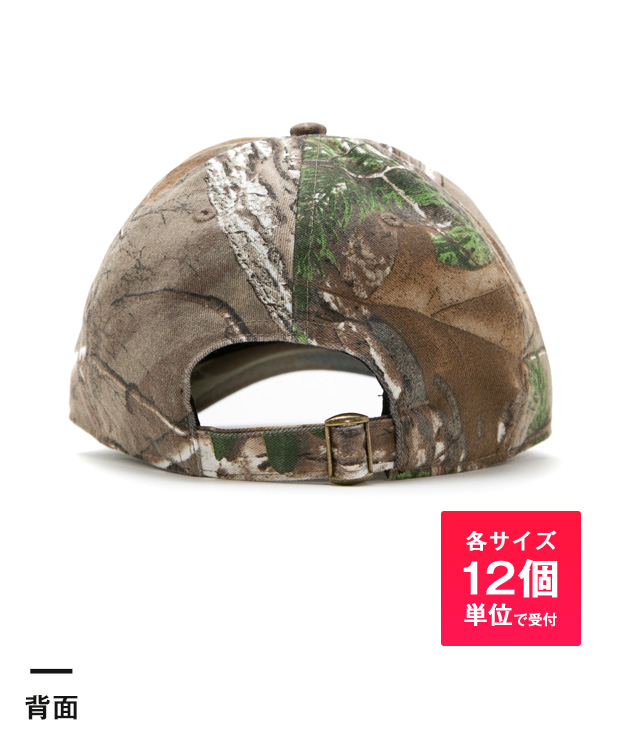 ベースボールローキャップ（polyester real tree camo）（noRT1400）背面-各サイズ12個単位で受付