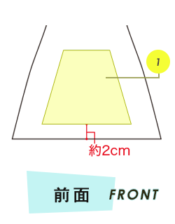 傘プリント範囲