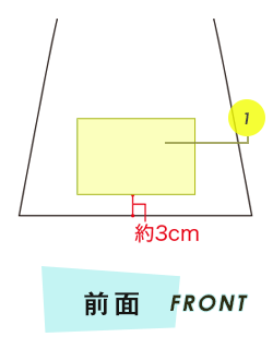 傘プリント範囲