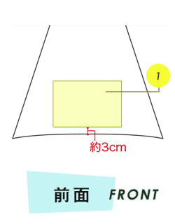 傘プリント範囲