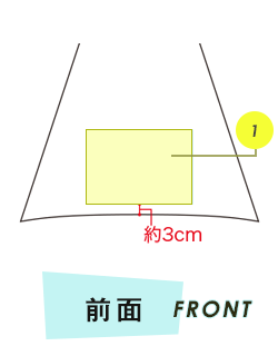 傘プリント範囲