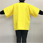 はっぴ（MM8001）着用イメージ（背面・男性170cm）