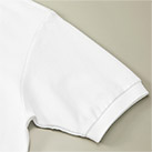 6.0オンス ヘヴィーウェイト コットン ファイン カノコ ポロシャツ(5560-01)袖口はリブ仕様