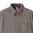 4.1オンス　ドライアスレチックポロシャツ（ボタンダウン）（ポケット付）（5921-01）襟