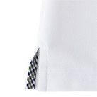 吸水速乾メンズポロシャツ（チェック）（FB5023M）裾スリット