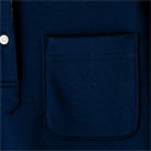 吸水速乾メンズポロシャツ（花柄B）（FB5025M）胸ポケット