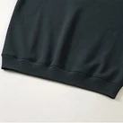 8.3オンス T/C ソフトブレンド クルーネック スウェット（裏起⽑）（5387-01）裾口リブと身頃の縫い目は堅牢なまたぎ2本針始末