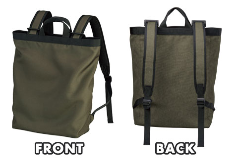 1480-01 600Dポリエステルデイパック｜FRONT、BACK