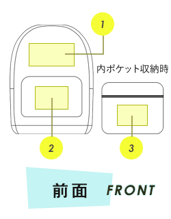 トートバッグ前面プリント範囲