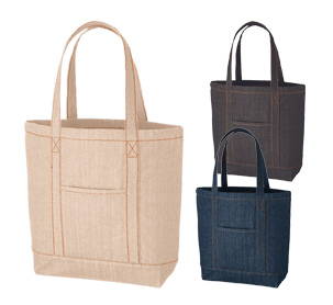 デニムライクライントート（M）※名入れ専用商品