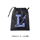 メッシュポリ巾着（M）（SNS-0300638）単色名入れイメージ