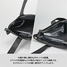 ノートPCが入れられるファスナートート（SNS-0300844）内側片側に便利なポケットを配置