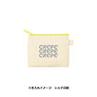 カラーファスナーキャンバスフラットポーチ（SS）（SNS-0300860）単色名入れイメージ