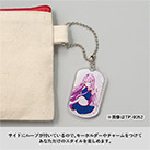 カラーファスナーキャンバスフラットポーチ（M）（SNS-0300862）サイドのループであなただけのスタイルを楽しめます