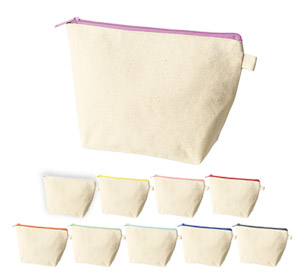 カラーファスナーキャンバスデイリーポーチ