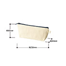 カラーファスナーキャンバスロングポーチ（SNS-0300864）サイズについて