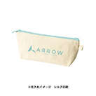 カラーファスナーキャンバスロングポーチ（SNS-0300864）単色名入れイメージ