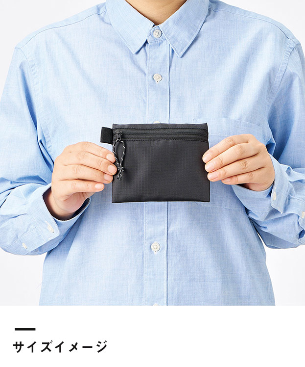 リップストップフラットポーチ（SS）（SNS-0300866）サイズイメージ