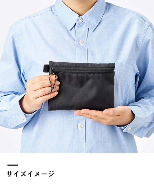 リップストップフラットポーチ（S）（SNS-0300867）サイズイメージ