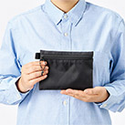 リップストップフラットポーチ（S）（SNS-0300867）サイズイメージ