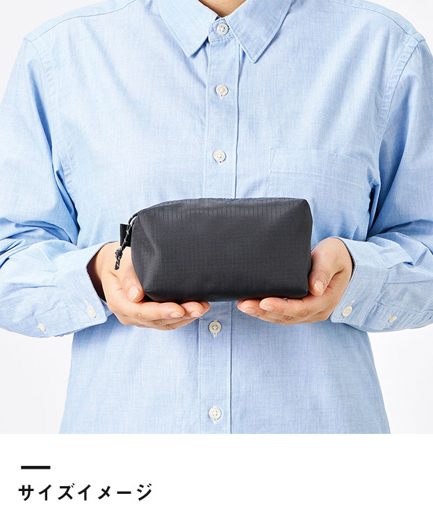 リップストップスクエアポーチ（M）（SNS-0300869）サイズイメージ