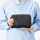 リップストップスクエアポーチ（L）（SNS-0300870）サイズイメージ