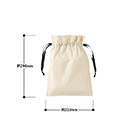 コットンカラーリボン巾着（M）（SNS-0300874）サイズについて