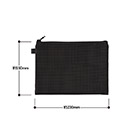 ハードメッシュフラットポーチ(M)　（SNS-0300880）サイズについて