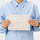 ハードメッシュフラットポーチ(M)　（SNS-0300880）サイズイメージ