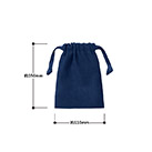 スウェード風巾着（S）（SNS-0300885）サイズについて