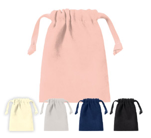 スウェード風巾着（S）