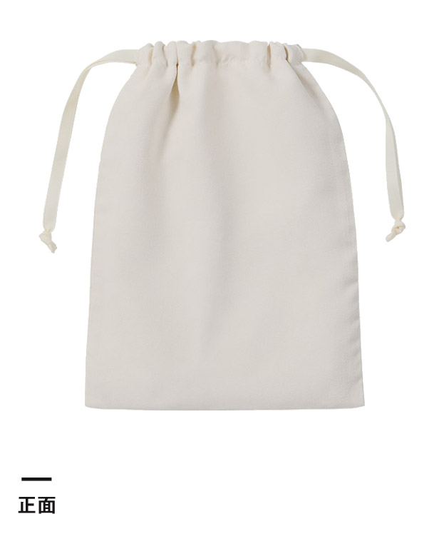 スウェード風巾着（M）（SNS-0300886）正面