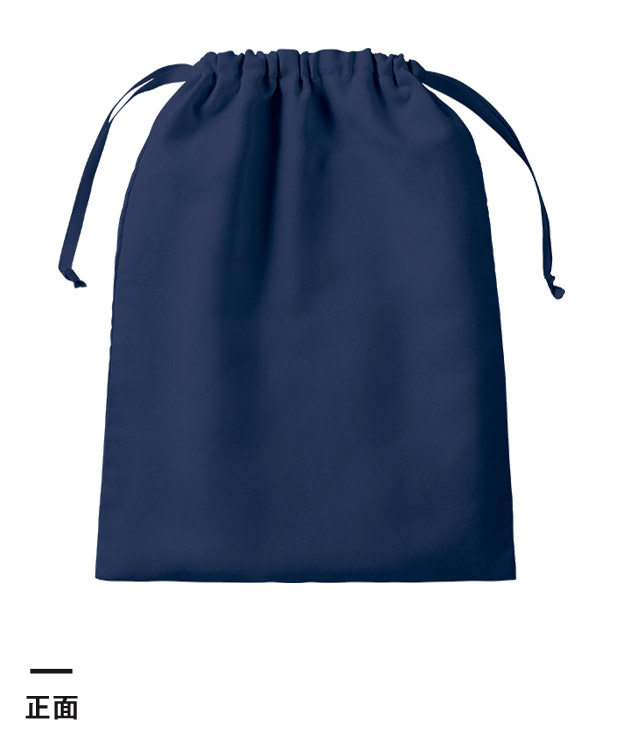 スウェード風巾着（L）（SNS-0300887）正面