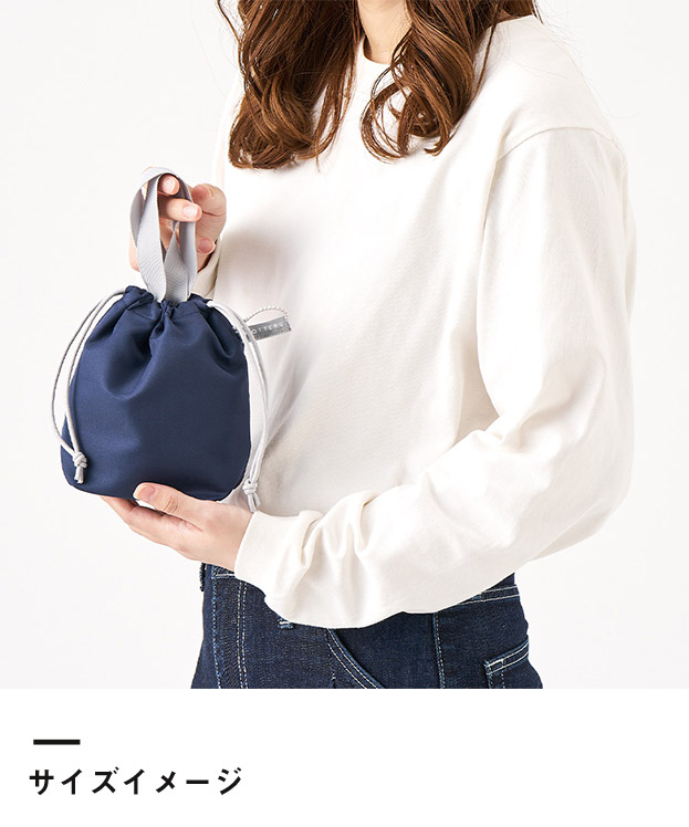 クルリト コンパクトクーラーミニ巾着（SNS-0300888）サイズイメージ