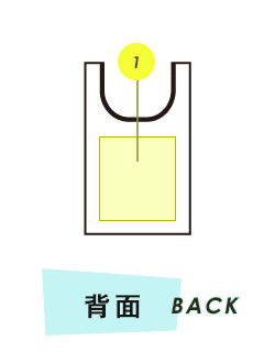 トートバッグ背面プリント範囲