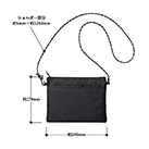 リップストップポケットサコッシュ（SNS-0300895）サイズについて