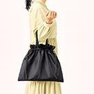 リップストップ巾着バッグ（SNS-0300896）サイズイメージ