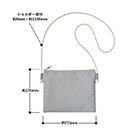 リフレクターサコッシュ（SNS-0300898）サイズについて