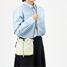 ファインライトポリ巾着ショルダー（SNS-0300907）サイズイメージ