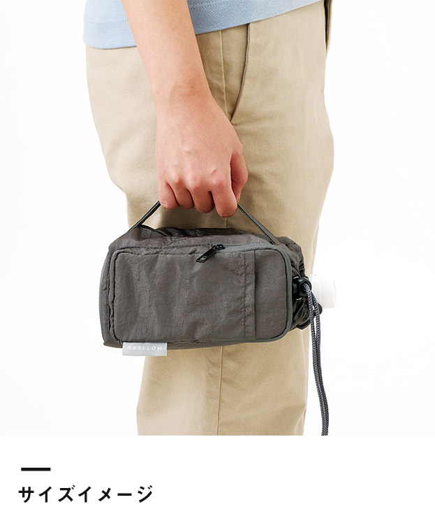 MOTTERUクーラーボトルホルダーサコッシュ（SNS-0300911）サイズイメージ