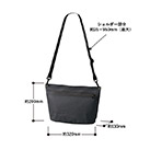 ターポリンショルダーバッグ（SNS-0300912）サイズについて