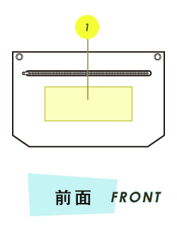ショルダーバッグ前面プリント範囲