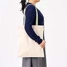 キャンバスフラットトートループ付（SNS-0300960）サイズイメージ